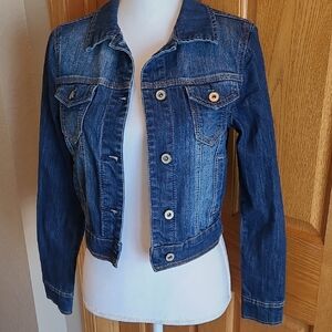 Maurices XS Cropped Jean Jacket
